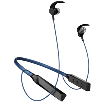 Rock Music WH-341 Royal Series Wireless Neckband-Blue