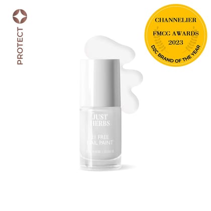 Nail Paints | 21-Free Formula - 6ml Jasmine White