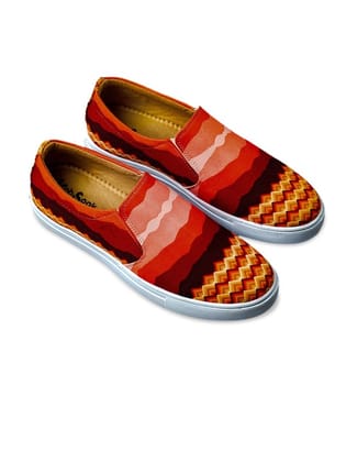 Men Printed Loafers