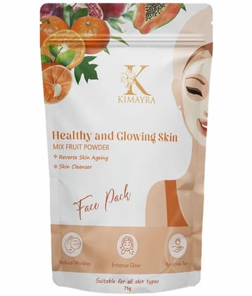 Kimayra Mix Fruit Face Pack Powder for Brighter, Glowing, healthier and tan-free skin