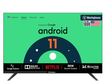 Westinghouse 100 cm 40 inches W2 Series Full HD Certified Android LED TV WH40FX51 Black-Black