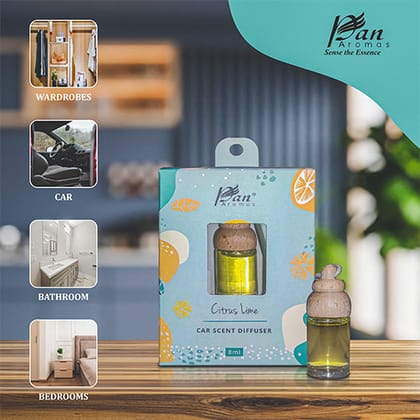 8ml Car Scent Diffuser - Citrus Lime-Citrus Lime
