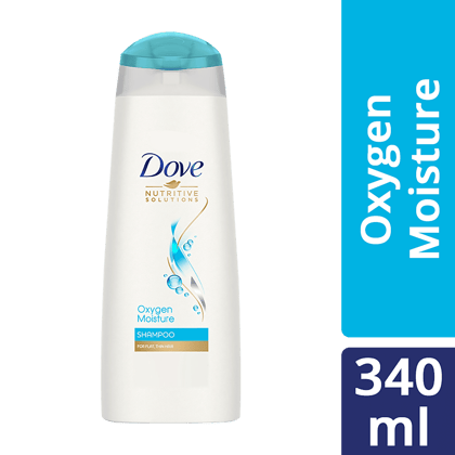 Dove Oxygen Moisture Shampoo, 340 Ml