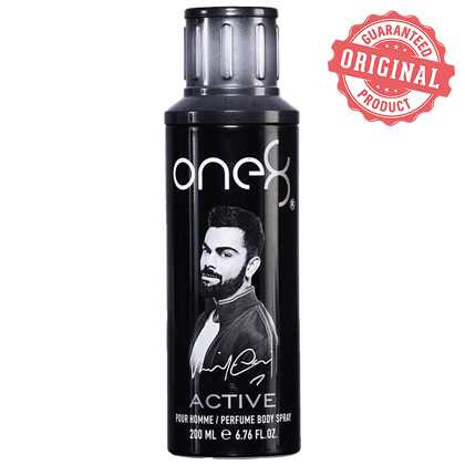 One8 By Virat Kohli Perfume Body Spray - Active, Long Lasting Fragrance, For Men, 200 Ml