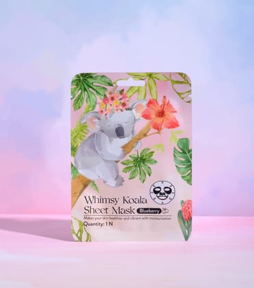 Whimsy Koala kids Sheet Mask (Blueberry)