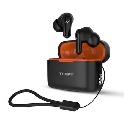 Tempt Wave True Wireless Earbuds-Tempt Wave True Wireless Earbuds - Black