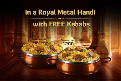 2 Nawabi Handi Mehfil With FREE Kebabs (serves 4-6)