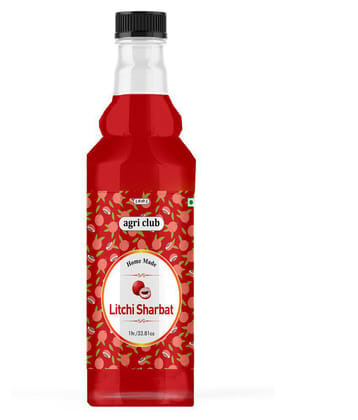 AGRI CLUB Litchi Sharbat 1 L