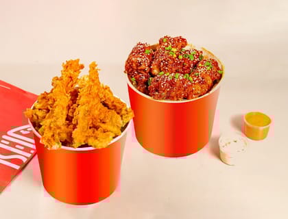 Korean Chicken Wings+Chicken Tenders (3 pcs)