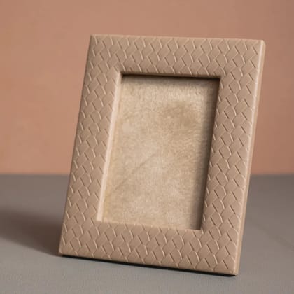 Entwine Photo Frame Beige-Beige