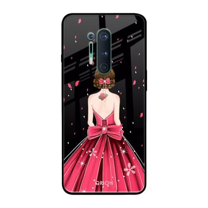 Fashion Princess Glass Case for OnePlus 8 Pro