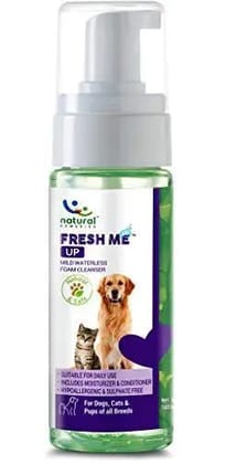 Natural Remedies - Fresh Me Up Mild Foam Dry Shampoo for Dogs & Cats, 140 ml