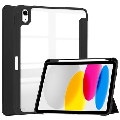 Valente Protective Stand Case for Apple iPad Air 4/5 - Ultimate Protection & Versatility-Black