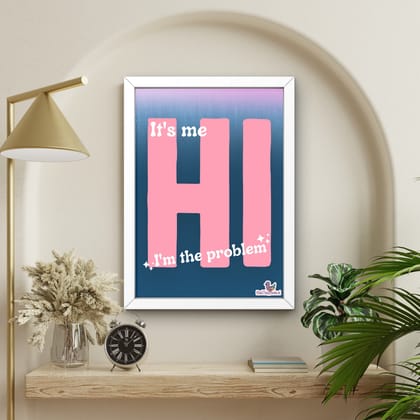 TAYLOR SWIFT: ANTI HERO A3 WALL FRAME