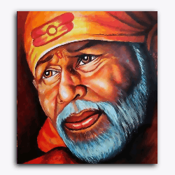 Sai Baba-Without Frame / 18x20 inch / 24 Palette