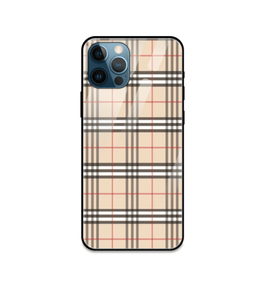 Yellow Checks - Glass Cases For iPhone Models-Apple iPhone XR