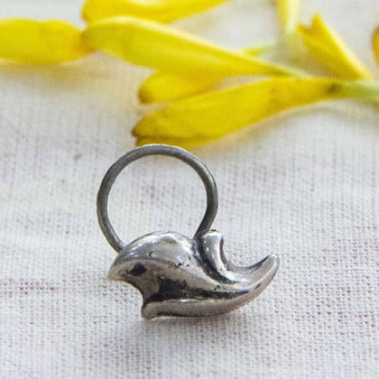 Simple Silver Nose Pin