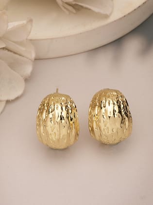 NVR Women's Gold-Plated Contemporary Drop Earrings-Onesize / Gold / Alloy