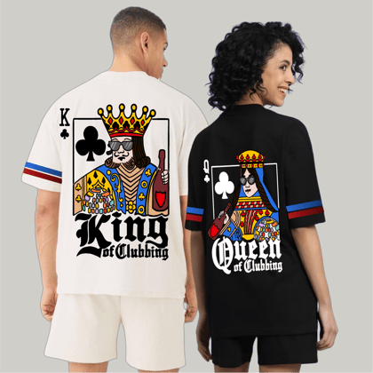 King and Queen of Clubbing Co-Ord Sets (Pack of 2)