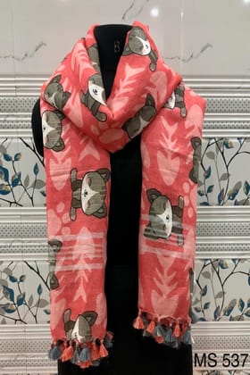 Digital Printed Linen Scarf