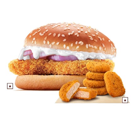 Crispy Chicken+Crunchy Chicken Nuggets(6Pcs),