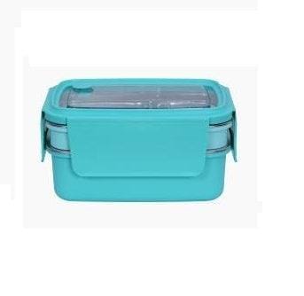 Double-Decker stainless steel Lunch Box 1300 ML-Green