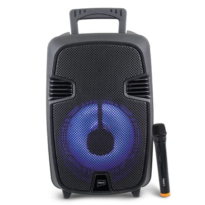 Impex Portable Speaker TS 2020 with Wireless Mic-Black