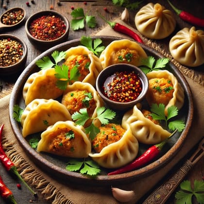 Chicken Fried Momos