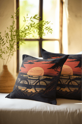 Sunset Horizon Cushion Cover - Printed-40X40