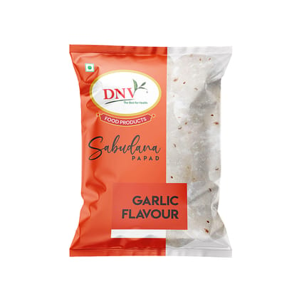 DNV Foods Garlic Sabudana Papad, 70 gm