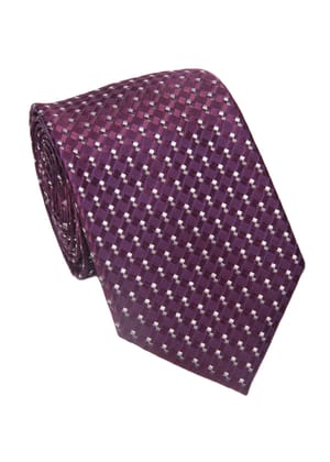 Men's Square Formal Necktie - Maroon-Free / Maroon