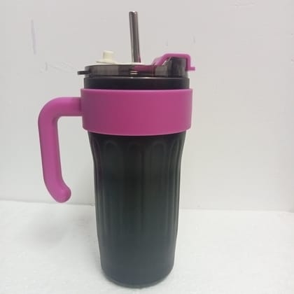 #184 Quirky stainless steel Tumblr-860ML-BLACK[Scratch and Dent]