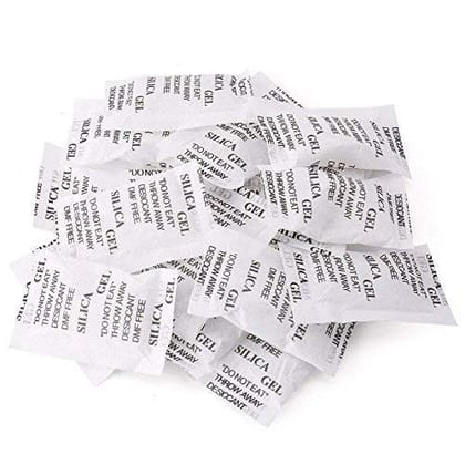 EHOP Silica Gel Packets Desiccant Dehumidifiers - Rechargeable Paper -5 Gram 160 Packs