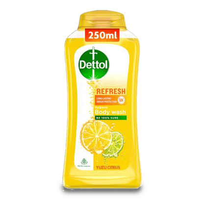 Dettol Refresh With Yuzu Citrus Body Wash, 250 ml Bottle