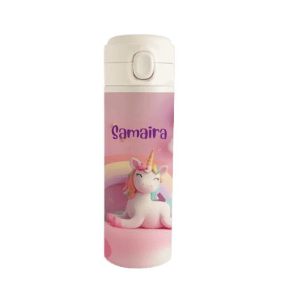 Personalised Stainless Steel Water Bottle - Unicorn Dream