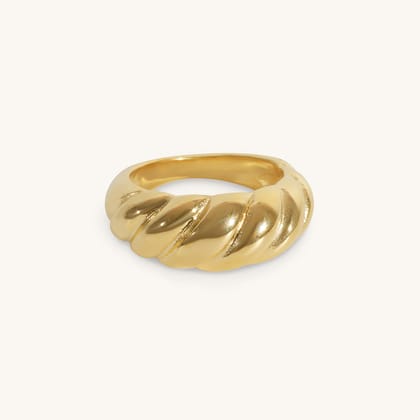 Croissant Ring - 18K Gold Plated-5