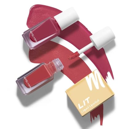 MyGlamm LIT 2 in 1 Liquid Matte Lipstick