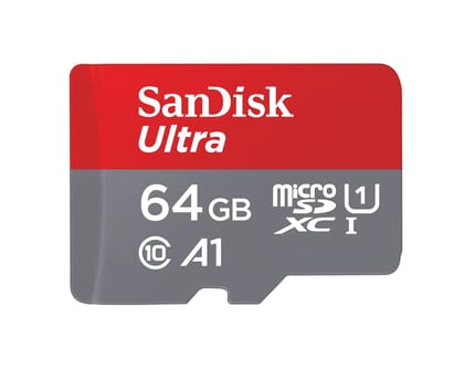 SanDisk Ultra 64GB UHS-I microSD Card 