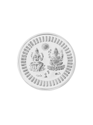 Bis Hallmarked Laxmi Ganesh 999 Silver Coin