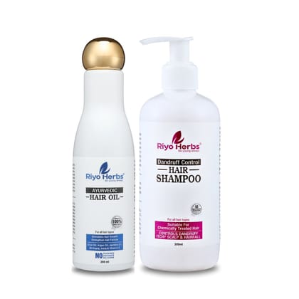 Hair Oil & Dandruff Control Shampoo