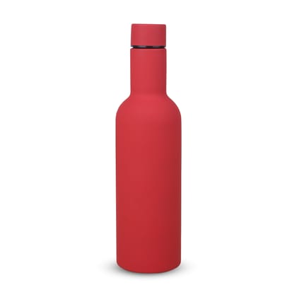 The Wallet Store Imperio Stainless Steel Vacuum Insulated Water Bottle - Red