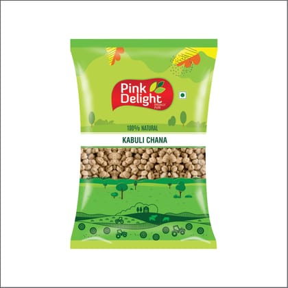 Pink Delight | Dry & Unpolished Pulses |Kabuli Chana | 500 Gm Pack