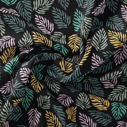 Colourful Floral allover seamless pattern-Cotton