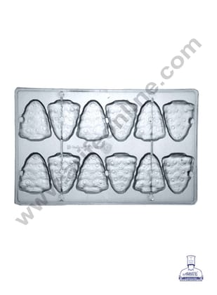 FineDecor 12 Cavity Christmas Tree Shape Polycarbonate Chocolate Mold - ( YBS-054 )