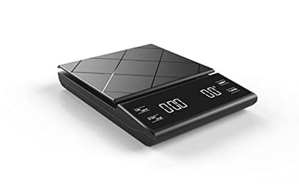 Hoffen Digital Kitchen / Coffee Weighing Scale , Weight machine with Timer for use of accurate taste of coffee every timefor coffee Lovers , 1 Year Warranty & Battery Included