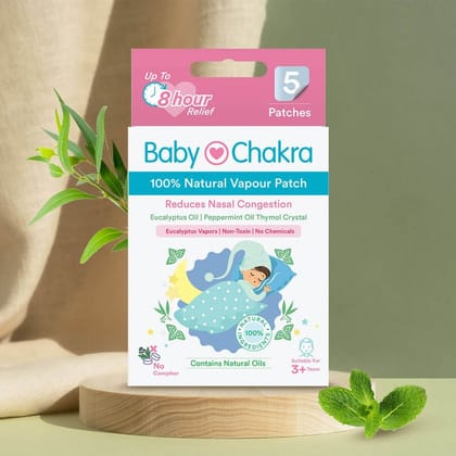 BabyChakra Natural Vapour Patch - 5 Patches