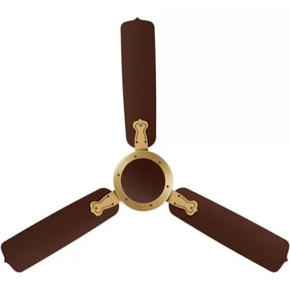 Luminous Rio Cabana 1200 MM 3 Blade Ceiling Fan (Brown,Gold,Pack Of 1)