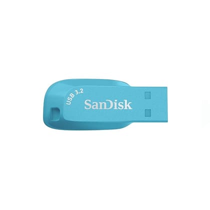 SanDisk Ultra Shift USB Flash Drive 64GB, USB 3.2 Gen 1, Bachelor Button Colour