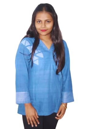 Tisser Handloom Jamdani Short Kurta