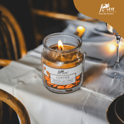 Jar Glass Candle With Lid – Coffee (85g)-Coffee
